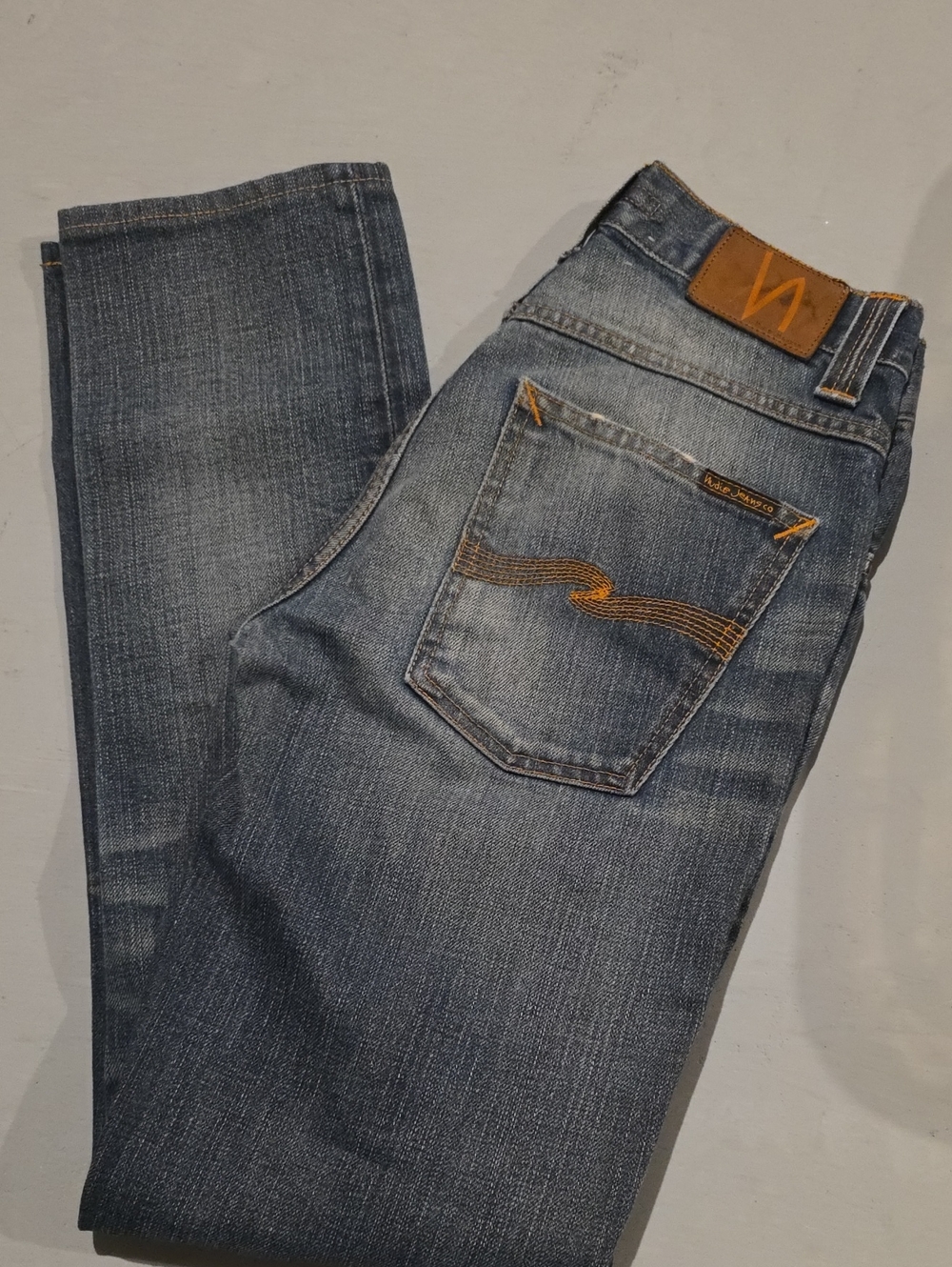 Nudie Jeans Dark Blue Skinny Jeans